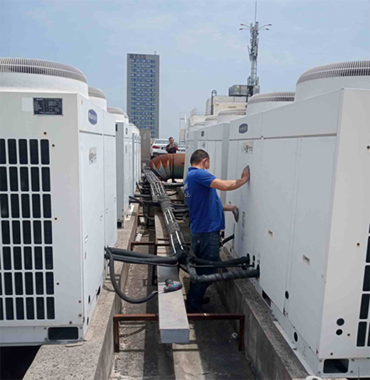 南郊中央空调制热和不制冷系统维修方法